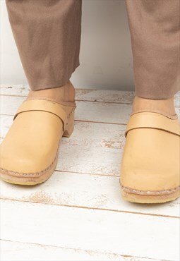 SKANE TOFFELN EU 38 Leather Clogs US 7 Shoes Slipers Sandals