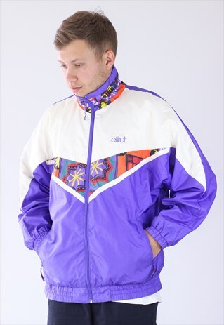 VINTAGE MENS ETIREL TRACK SUIT LOGO JACKET