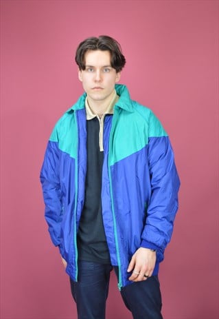 VINTAGE TWO COLOUR WINDBREAKER JACKET