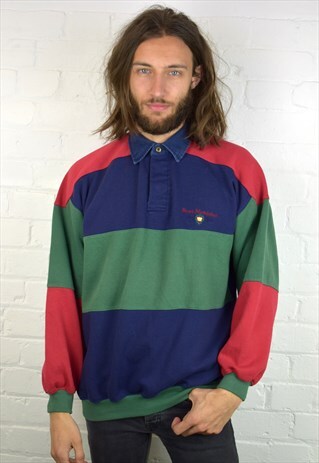 VINTAGE 90'S 1/4 BUTTON SWEATSHIRT