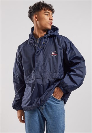 VINTAGE 1/2 ZIP WINDBREAKER JACKET