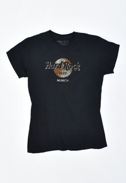 Vintage 90's Hard Rock Cafe Munich T-Shirt Top Black