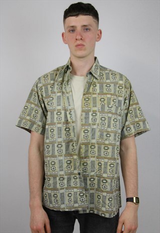 VINTAGE 90'S PATTERNED SHIRT