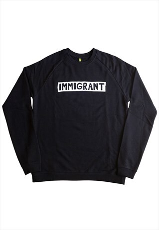 BLACK CREW NECK SWEATSHIRT