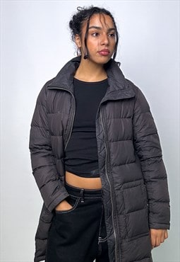 Black y2ks Burberry Puffer Jacket Coat