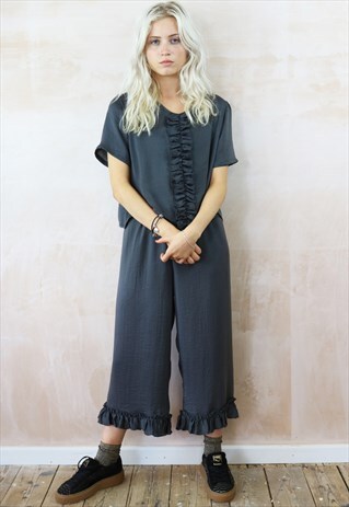 GREY FRILL CO-ORDINATES