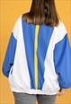 VINTAGE  CRAZY TRACK JACKET AMC IN BLUE XL