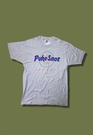 VINTAGE GREY PUKE SNOT CAFE SHAKOPEE TSHIRT