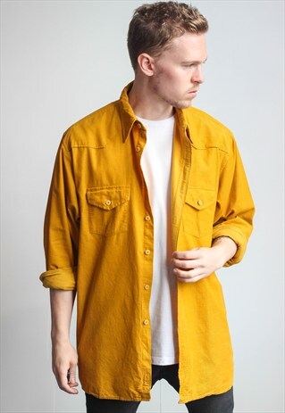 VINTAGE OVERSIZED CORDUROY SHIRT