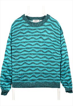 Vintage 90's Saturdays Jumper / Sweater Knitted Crewneck