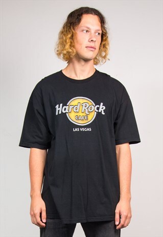VINTAGE 90'S HARD ROCK CAFE LAS VEGAS BLACK T-SHIRT