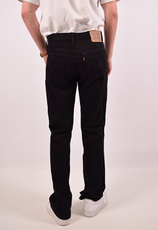 VINTAGE LEVI'S 607 JEANS STRAIGHT BLACK