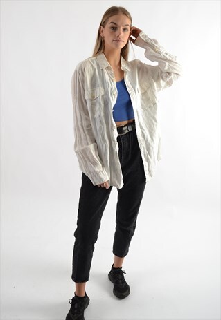 CREAM RALPH LAUREN SHIRT GRL3884