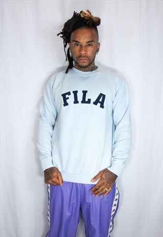 FILA BLUE VINTAGE SWEATSHIRT