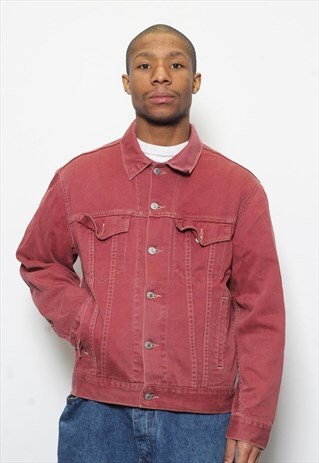 VINTAGE LEVI'S DENIM JACKET RED