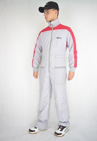 VINTAGE TWO COLOUR ELLESSE ONE PIECE SKI TRACKSUIT