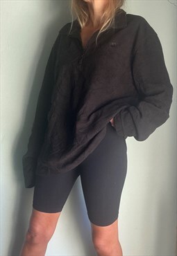Vintage Starter Black Fleece Jumper