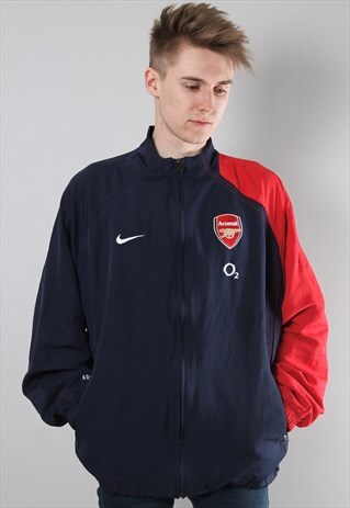 VINTAGE NIKE ARSENAL FC FOOTBALL JACKET XL