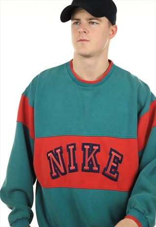 vintage 90s nike crewneck sweatshirt