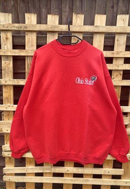 Vintage Hanes Ohio buckeyes red sweatshirt XL 