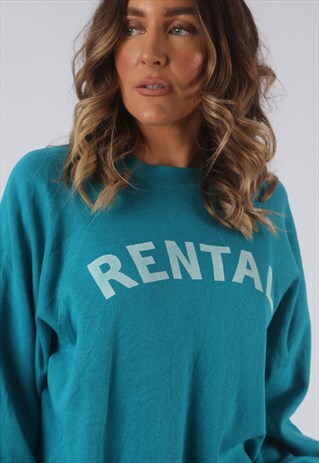 SWEATSHIRT TOP OVERSIZED BICH REBORN RENTAL PRINT 14 16 HKDN