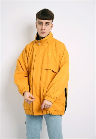 VINTAGE UMBRO SPORT COAT ORANGE 90S Y2K WINDBREAKER JACKET