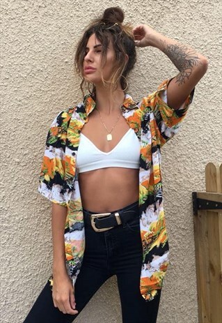 OVERSIZED RETRO 90S 80S VINTAGE UNISEX FESTIVAL SHIRT