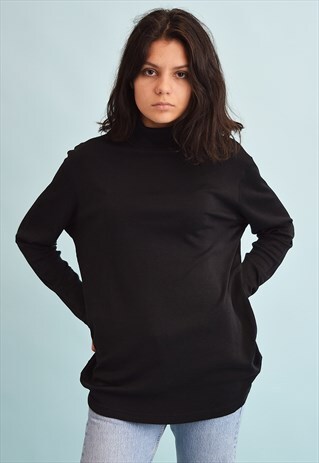 90'S RETRO MINIMALIST GRUNGE OVERSIZED TURTLENECK JUMPER