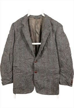 Vintage 90's Harris Tweed Blazer Tweed Wool Jacket