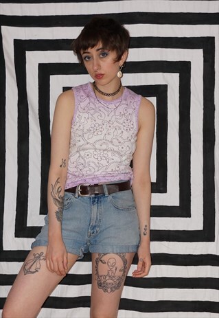 VINTAGE 90S/Y2K SEQUIN TANK TOP