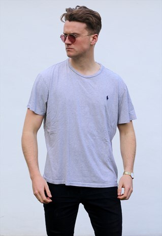 RALPH LAUREN POLO USA ASH GREY T SHIRT