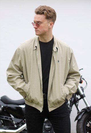 RALPH LAUREN USA STONE HARRINGTON JACKET