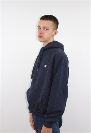 VINTAGE CHAMPION LOGO HOODIE