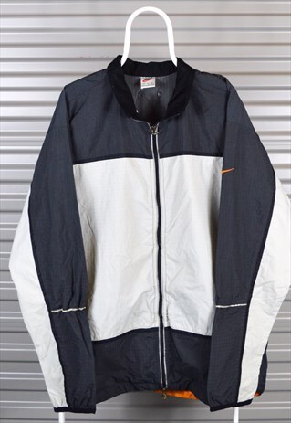 NIKE 90S TRACK JACKET GREY/WHITE XL