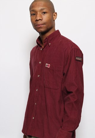 VINTAGE NAPAPIJRI LONG SLEEVED LOGO SHIRT