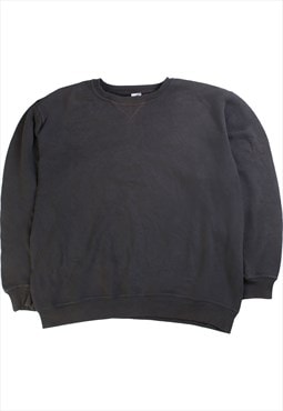 Vintage 90's Essential Sweatshirt Plain Heavyweight