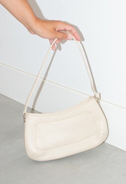 Vintage Y2k Shoulder Bag In Cream