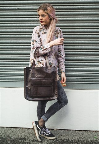 THE COCO CITY SHOPPER TOTE WITH FRONT BOOK POCKET