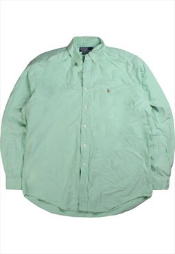 Vintage 90's Polo Ralph Lauren Shirt Yarmouth Plain Long