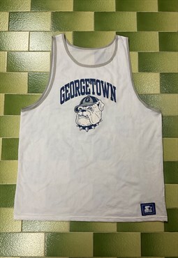 Vintage 90s NCAA Starter Georgetown Hoyas Basketball Jersey