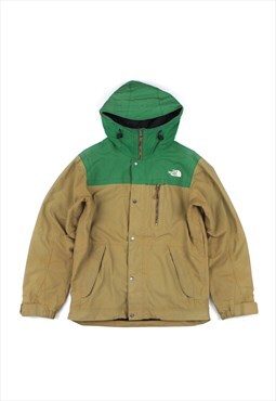 The North Face Beige & Green Windbreaker Coat