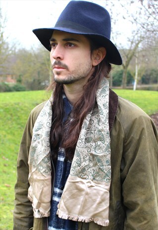 VINTAGE 70S MOD PAISLEY SCARF - SAMMY - INDIE