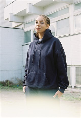 GDC NAVY EMBROIDERED HOODIE