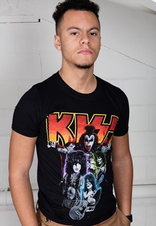 KISS NEON BAND UNISEX T-SHIRT