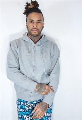FILA VINTAGE HOODIE GREY