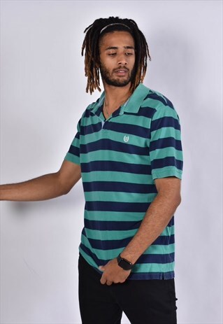 VINTAGE CHAPS RALPH LAUREN POLO SHIRT GREEN