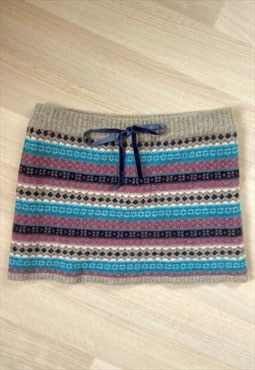 Y2K Knitted Mini Skirt