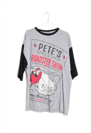 Y2K GRAPHIC DISNEY PETE CALIFORNIA RACING MENS T-SHIRT
