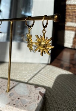 Golden sunshine earrings