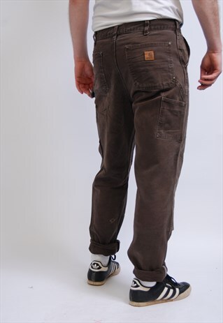 VINTAGE CARHARTT CARPENTER WORK TROUSERS